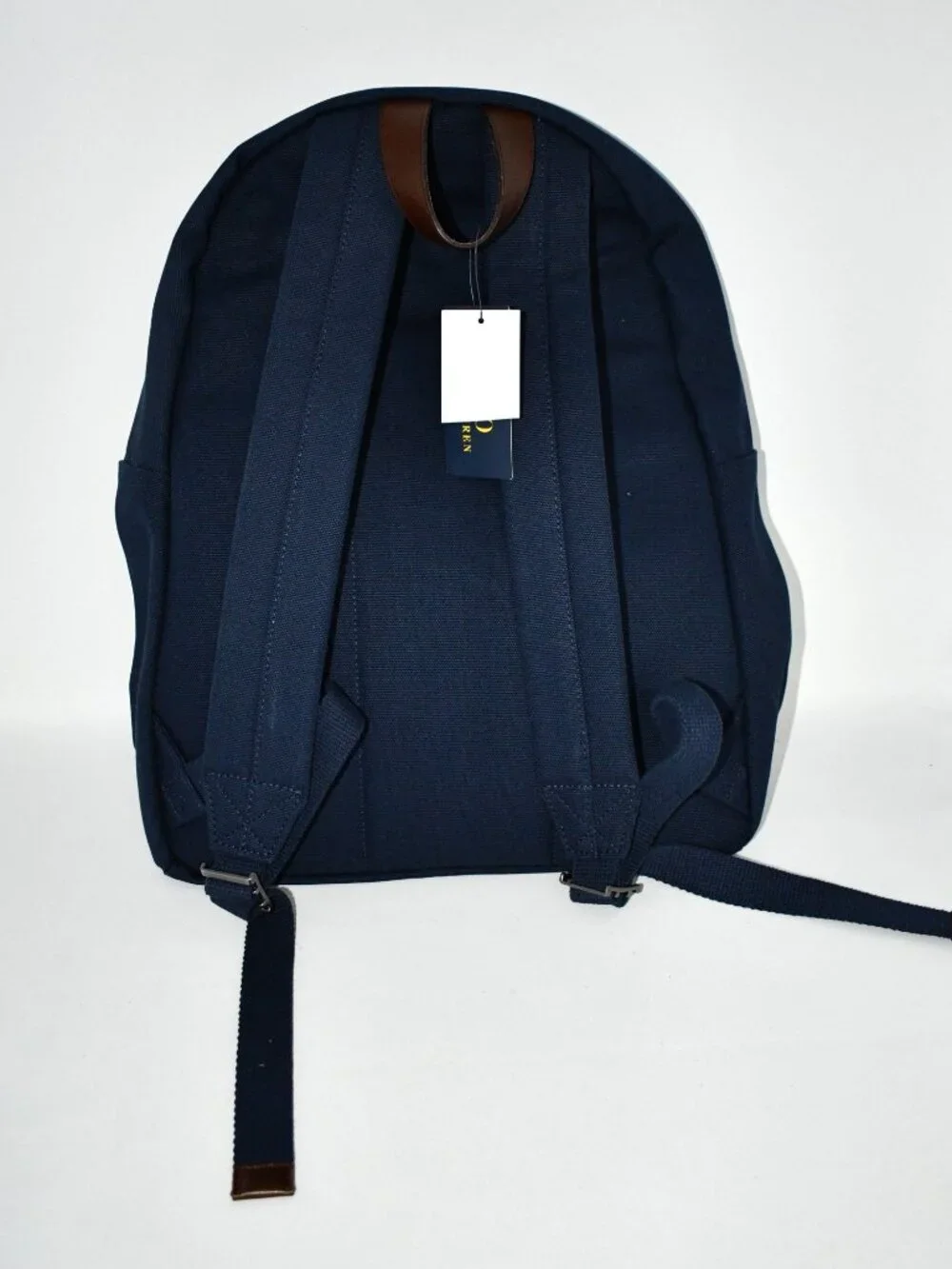 Polo Ralph Lauren Polo Bear Canvas Backpack in Newport Navy #405P08097001 NWT